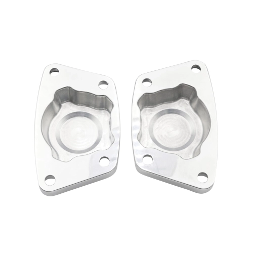 Foose Billet Spring Plate Caps Polished, Pair