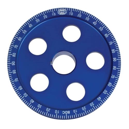 Serpentine Belt Pulley System, Blue Anodized, for Type 1 VW