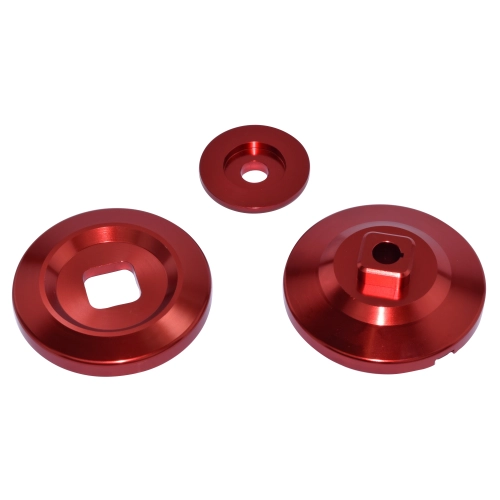 Billet Alternator Pulley, for Beetle, Red