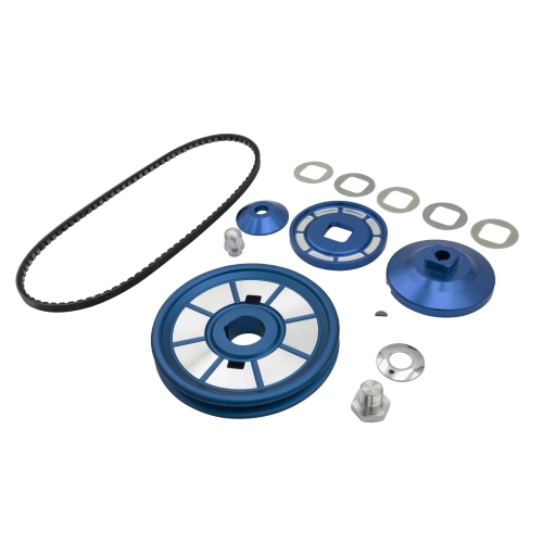 EMPI Color Matched Pulley Kit Blue Anodized, for Type 1 VW