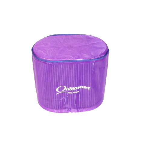 OUTERWEARS 195-6TP Outerwear Pre-Filter, 4.5 X 7 Oval, 6 Tall, Purple