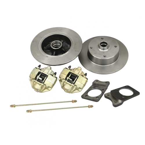 EMPI 22-2855-0 Disc Brake Kit, 4 On 130mm, For Super Beetle