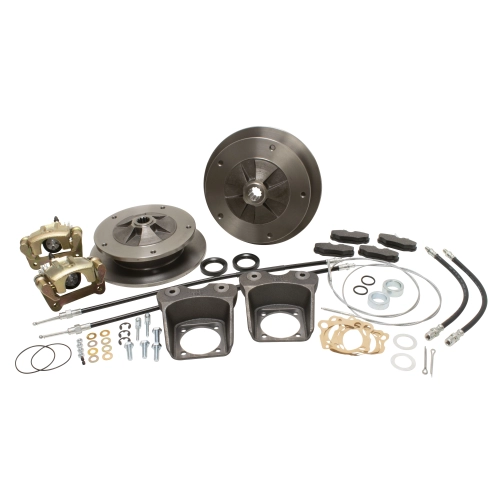 EMPI 22-2906-F Disc Brake Kit, 5 On 205mm, With E-Brake Long Spline Forged