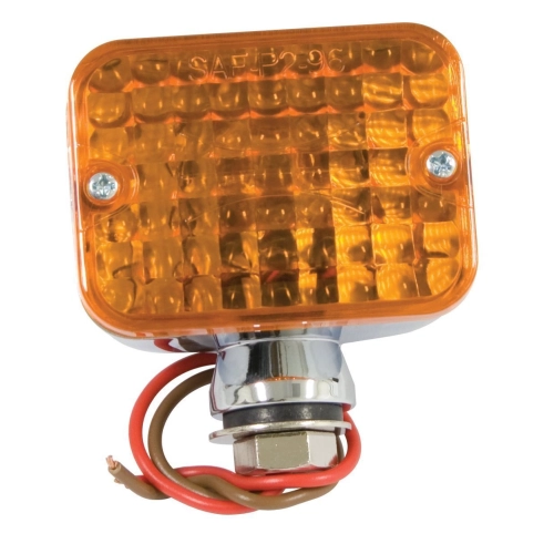 EMPI 3533-10 Mini Tail Light, Amber, Dual Function, Each