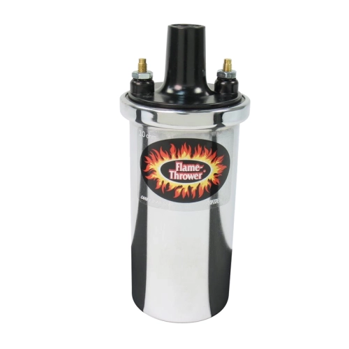 PERTRONIX 40501 Flame Thrower Coil, 3 Ohm, 40000 Volt, Oil Filled, Chrome