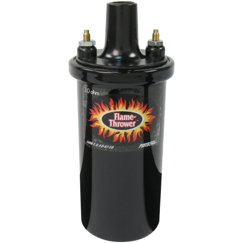 PERTRONIX 40511 Flame Thrower Coil, 3 Ohm, 40000 Volt, Oil Filled