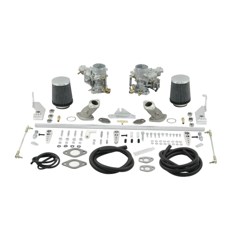 EMPI 43-7401-0 Dual 34 EPC Carburetor Kit, Type 1 VW Single Port