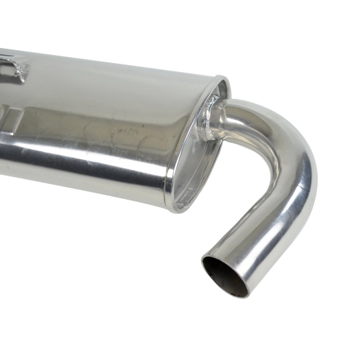 Single Quiet Muffler, Large 3 Bolt, Beetle Ceramic Coated