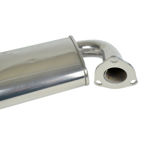 Single Quiet Muffler, Large 3 Bolt, Beetle Ceramic Coated