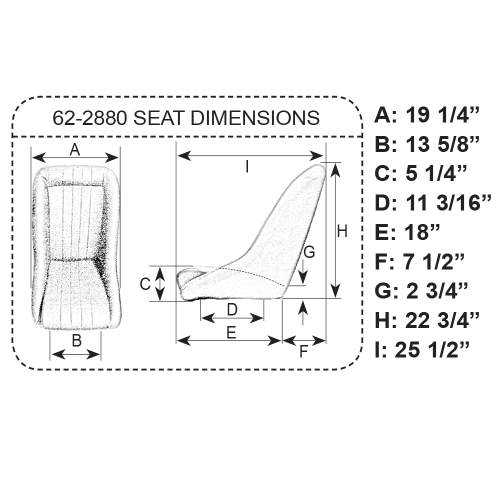 Roadster Style Seats, Black Vinyl, Pair