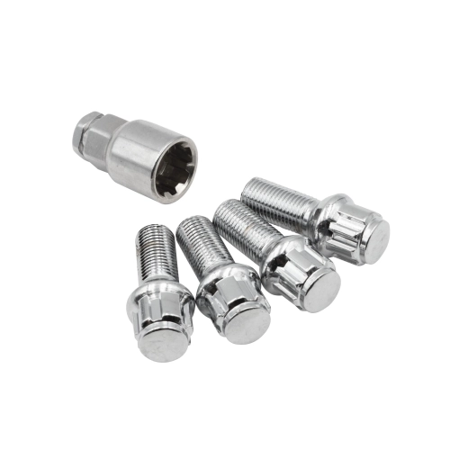 Chrome Wheel Locks 14mm Bolt