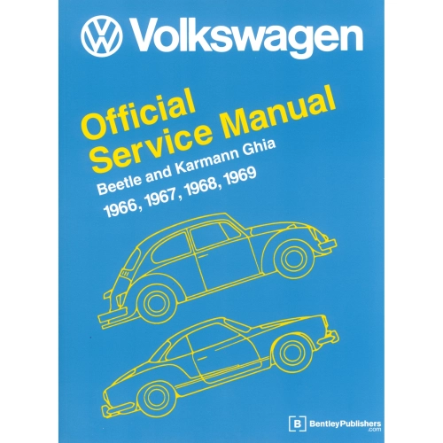 Bentley Repair Manual, Type 1 Beetle & Ghia 66-69