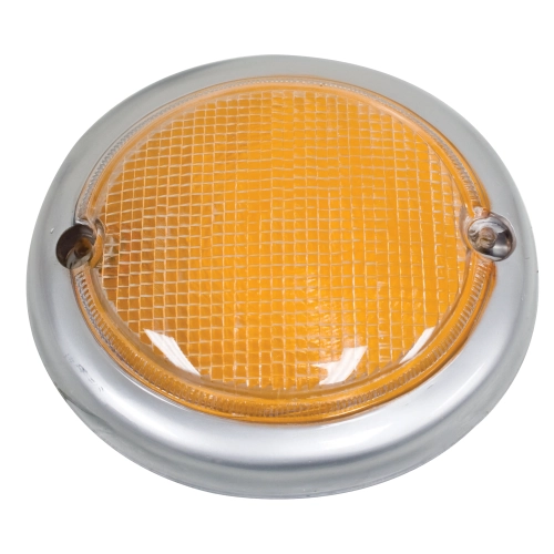 EMPI 211-953-161B Tail Light Lens, Left Side, For Bus 63-67 Amber