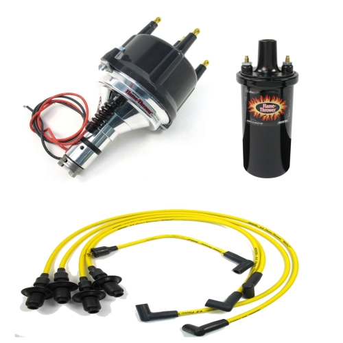 Appletree Automotive A3407 Ripper II Ignition Kit, with Billet Distributor, Yellow