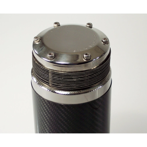 Carbon Fiber Spark Arrestor, 10 Inch Long, 4 Inch Outlet