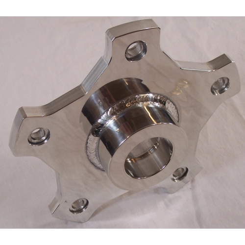 Billet Front Hub, for Combo Spindle, 5 On 205mm