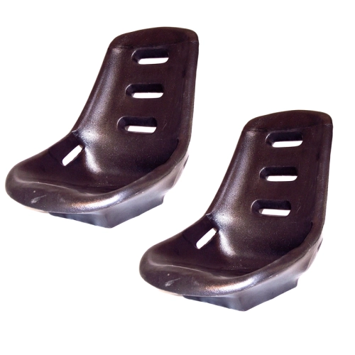 Appletree Automotive AC851102-PAIR Low Back Poly Seat Shells, Pair