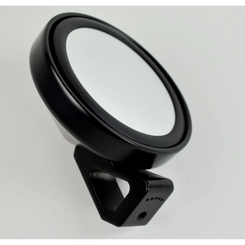 Latest Rage AC857817BF Deluxe Side Mirror, Black with Flat Lense, Each