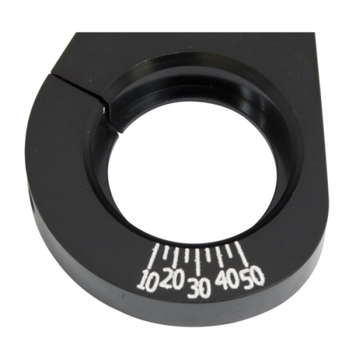 Billet Distributor Clamp, Black, with Timing Mark for Type 1