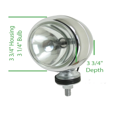 4 Inch Chrome Off-Road Light, 55 Watt, Each