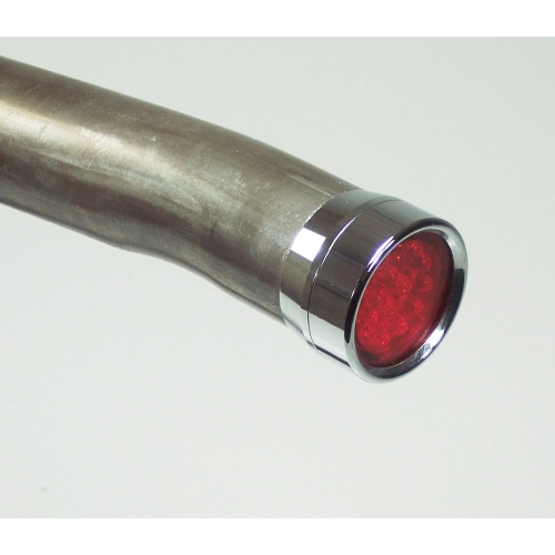 Tube Insert Led Light, Red, Dual Function, Billet, Each