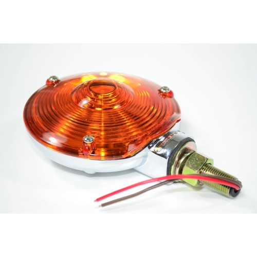 4 Rear Tail Light, Dual Function, Amber, Each