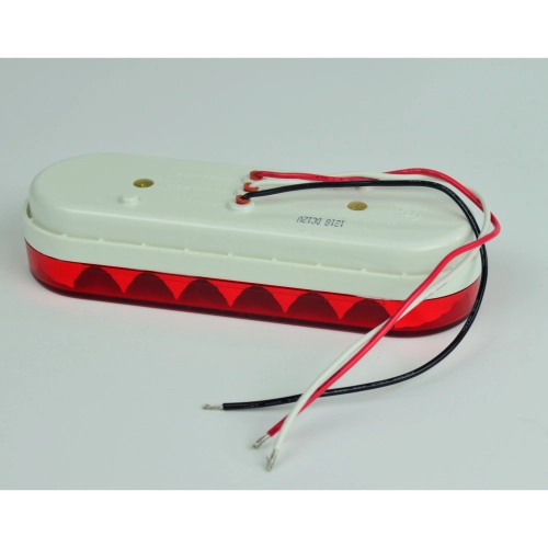 Led Oval Tail Light, Red, Sold Each