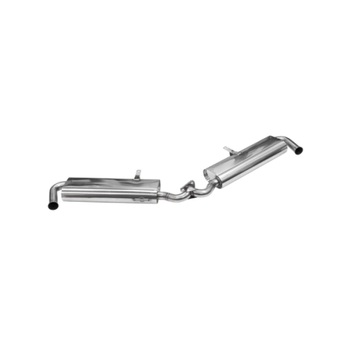 Bugpack Dual Quiet Muffler For Merged Headers