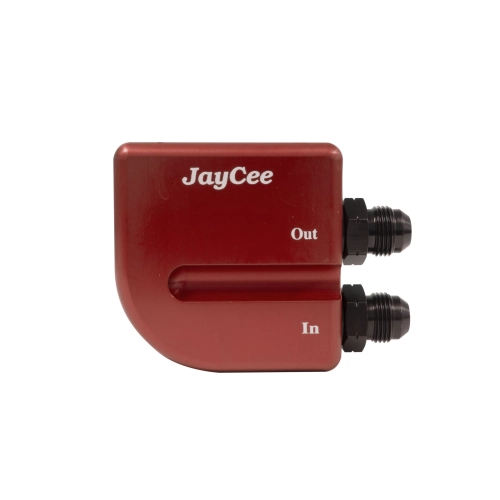 EMPI JC21180 JayCee Billet Oil Manifold, Red