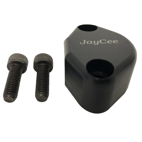 EMPI JC22340 JayCee Billet Fuel Pump Block Off, with Breather, Black