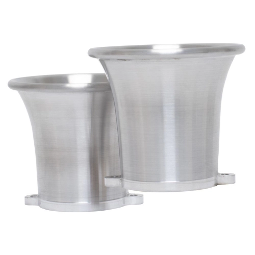 JayCee Billet Velocity Stacks for IDA & EPC, Silver Each