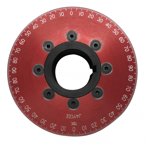 EMPI JC86330 JayCee Billet 4.5 Street Power Pulley, Red