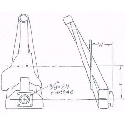 Rear Trailing Arms, 3 X 3 Longer, DOM Steel for IRS