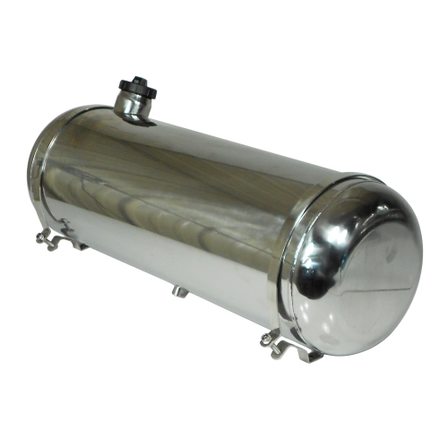 Stainless Steel Fuel Tank, 10 X 30, 9.5 Gallon, End Fill