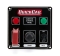 QUICKCAR RACING PRODUCTS QRP50-823 Black Plate, 2 Switches & 1 Button w/ Flip Cover & Lights 50