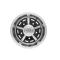 Sprintstar Wheel, Black with Polished Spoke 15x8