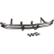 EMPI 5538-10 Front Bumper, Double Tube, Raw Steel