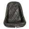 Low Back Cover, Diamond, Fits Fiberglass & Impact Seat Shel