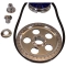 Degree Crank Pulley Kit, Blue Letters, Standard Diameter