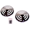 4 Inch Baja Tail Light Covers, Chrome, Sold as Pair