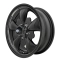 EMPI 00-9662-0 Gt-5 Wheel, Black with Polished Lip, 5.5 Wide, 5 on 112mm