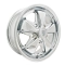 EMPI 00-9679-0 911 Alloy Wheel, All Chrome, 5.5 Wide, 5 on 130mm