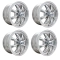 Appletree Automotive 00-9684-4 Gt-8 Wheels Polished, 5.5 Wide, 4 on 130mm VW