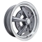 EMPI 00-9752-0 Raider Wheel, Grey with Polished Lip, 5 Wide, 5 on 205mm