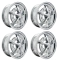 Appletree Automotive 00-9753-4 Raider Wheels All Chrome, 5 Wide, 5 on 205mm