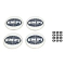 EMPI 10-1077-0 Hub Cap Crest, EMPI Logo, 4 Pack