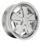 EMPI 10-1109-0 911 Alloy Wheels All Chrome, 4.5 Wide, 5 on 205mm