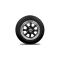 Wheel Tire Combo, GT-8 Black Polished, Yokohama 165/80R15