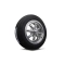 EMPI 10-2001-0 Wheel Tire Combo, GT-8 Polished, Yokohama 165/80R15