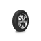 Wheel Tire Combo, 911 Alloy, Black Polished, Staggered